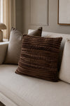Pude med fyld 45x45 cm - Brown