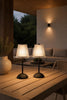 LED bordlampe BLACK - Sæt med 2 lamper