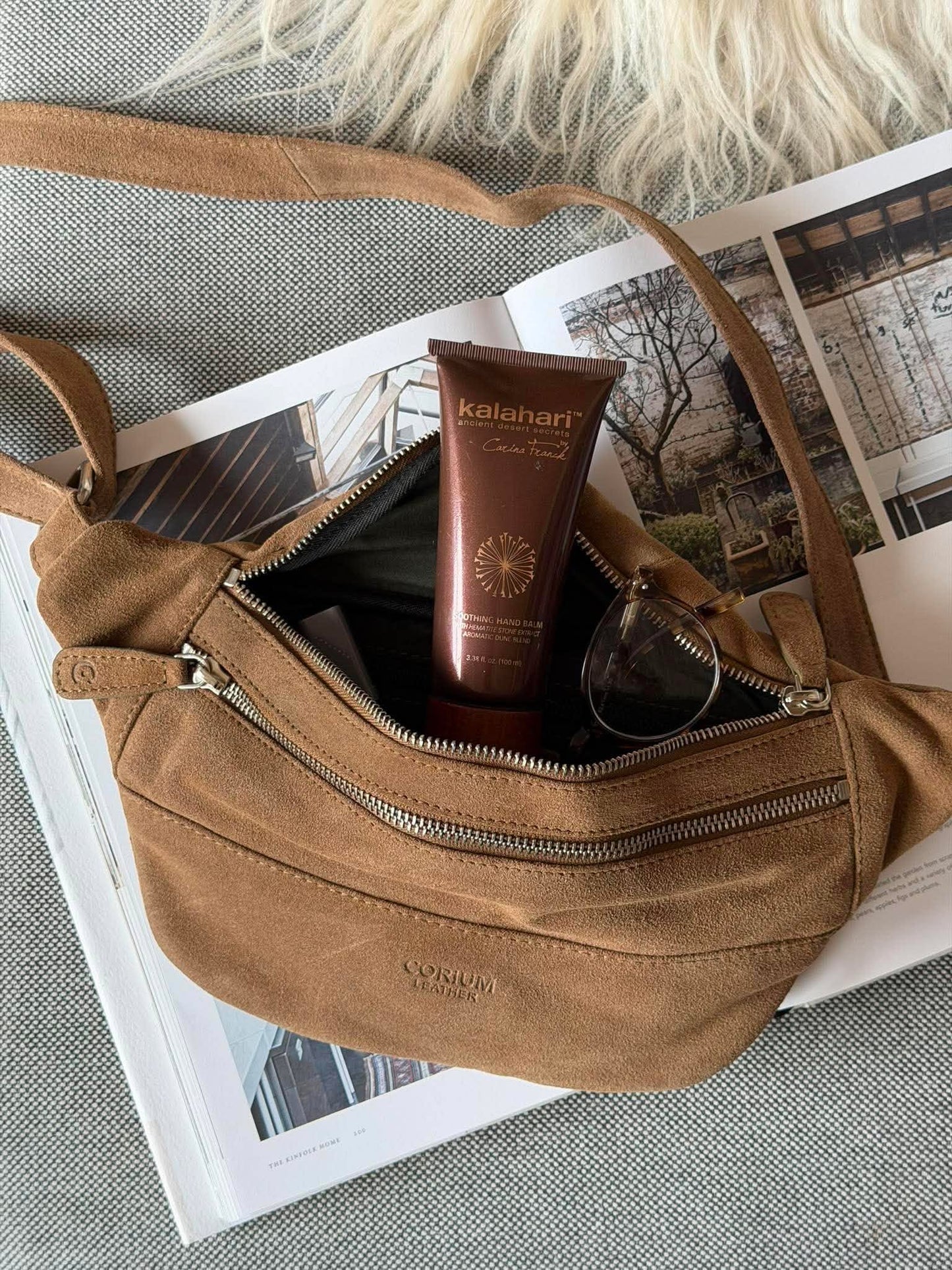 Bumbag ruskind