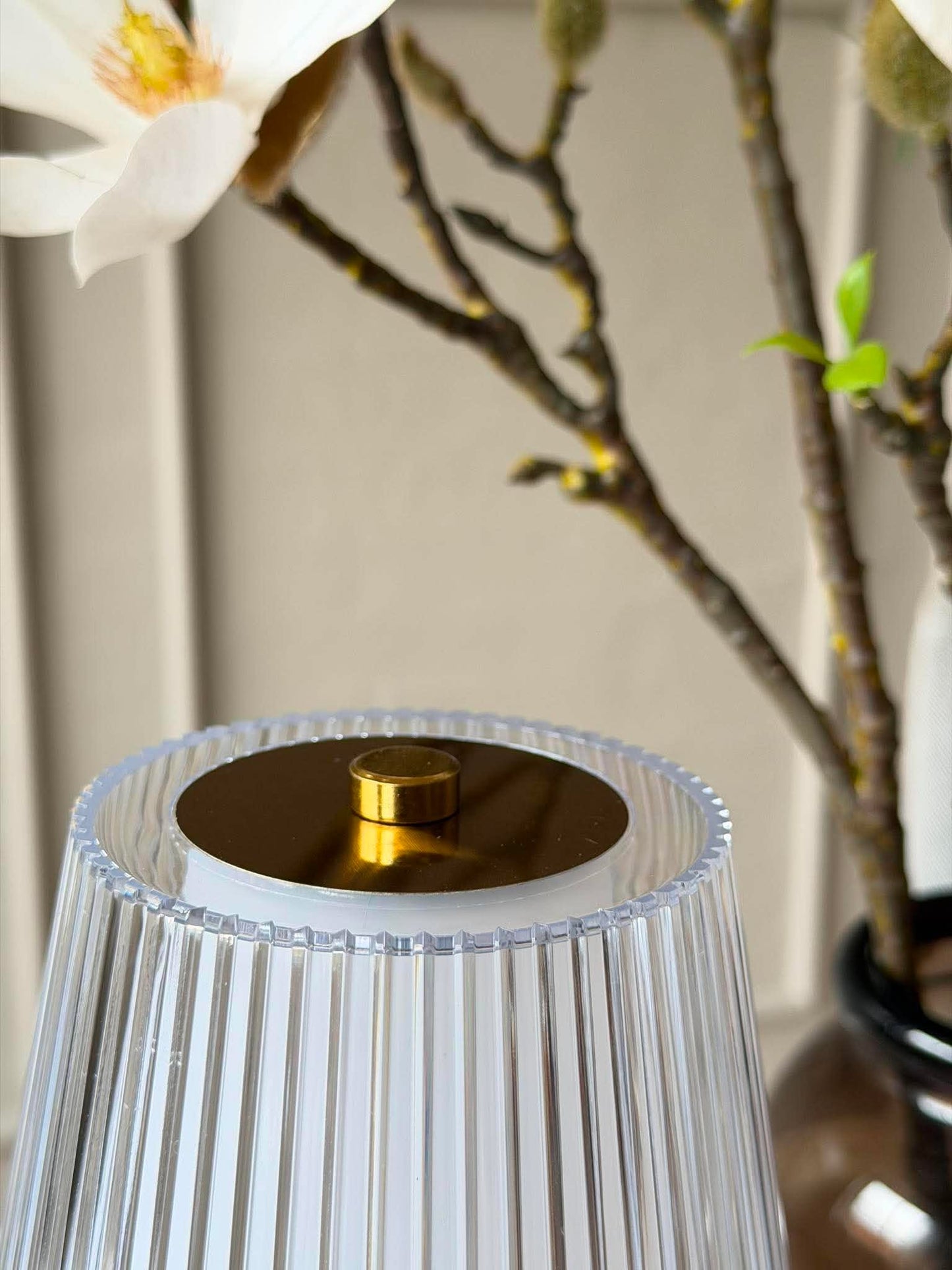 LED bordlampe GOLD - Sæt med 2 lamper