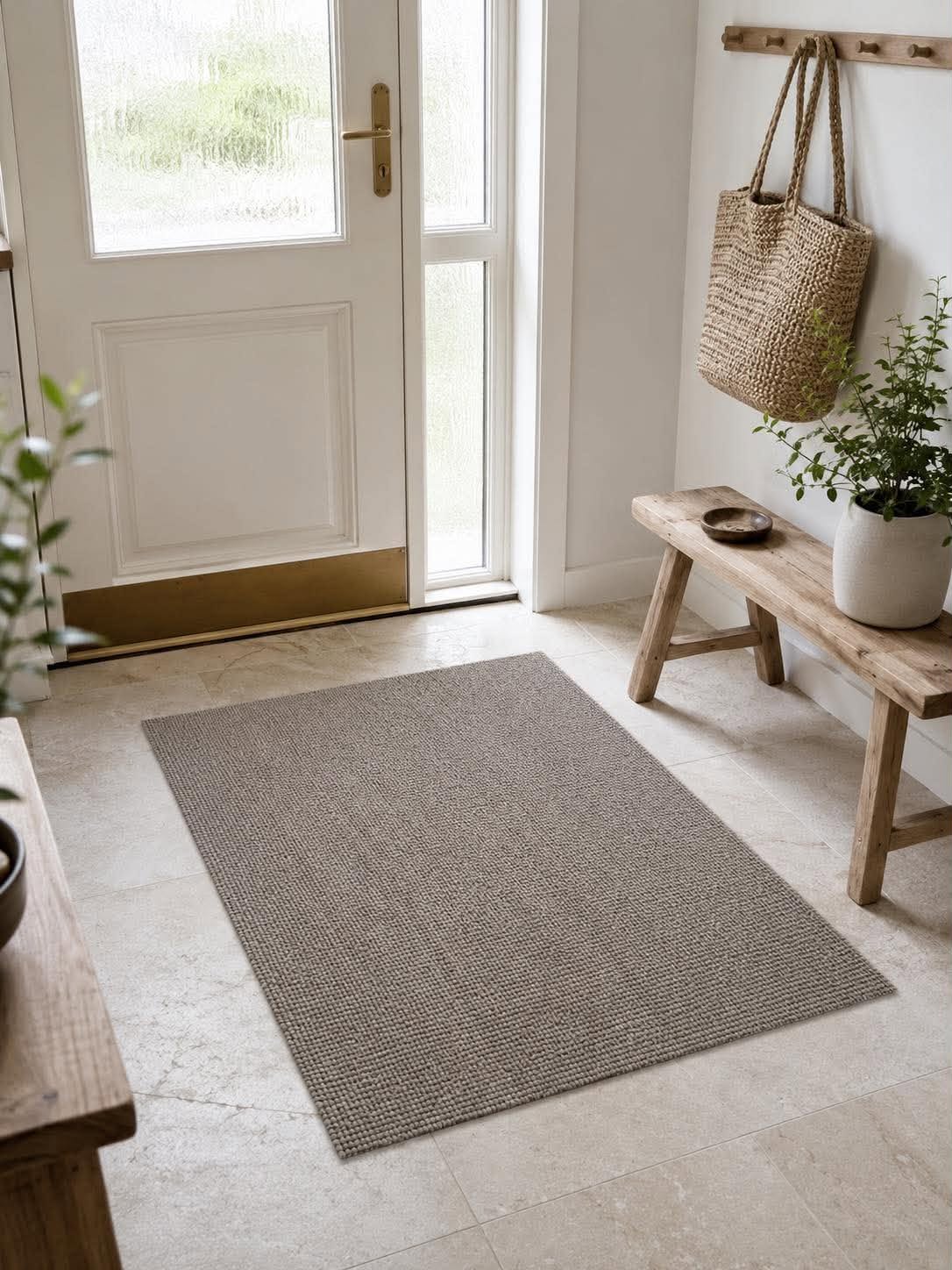Smudsmåtte beige - flere størrelser