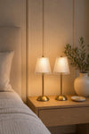 LED bordlampe GOLD - Sæt med 2 lamper