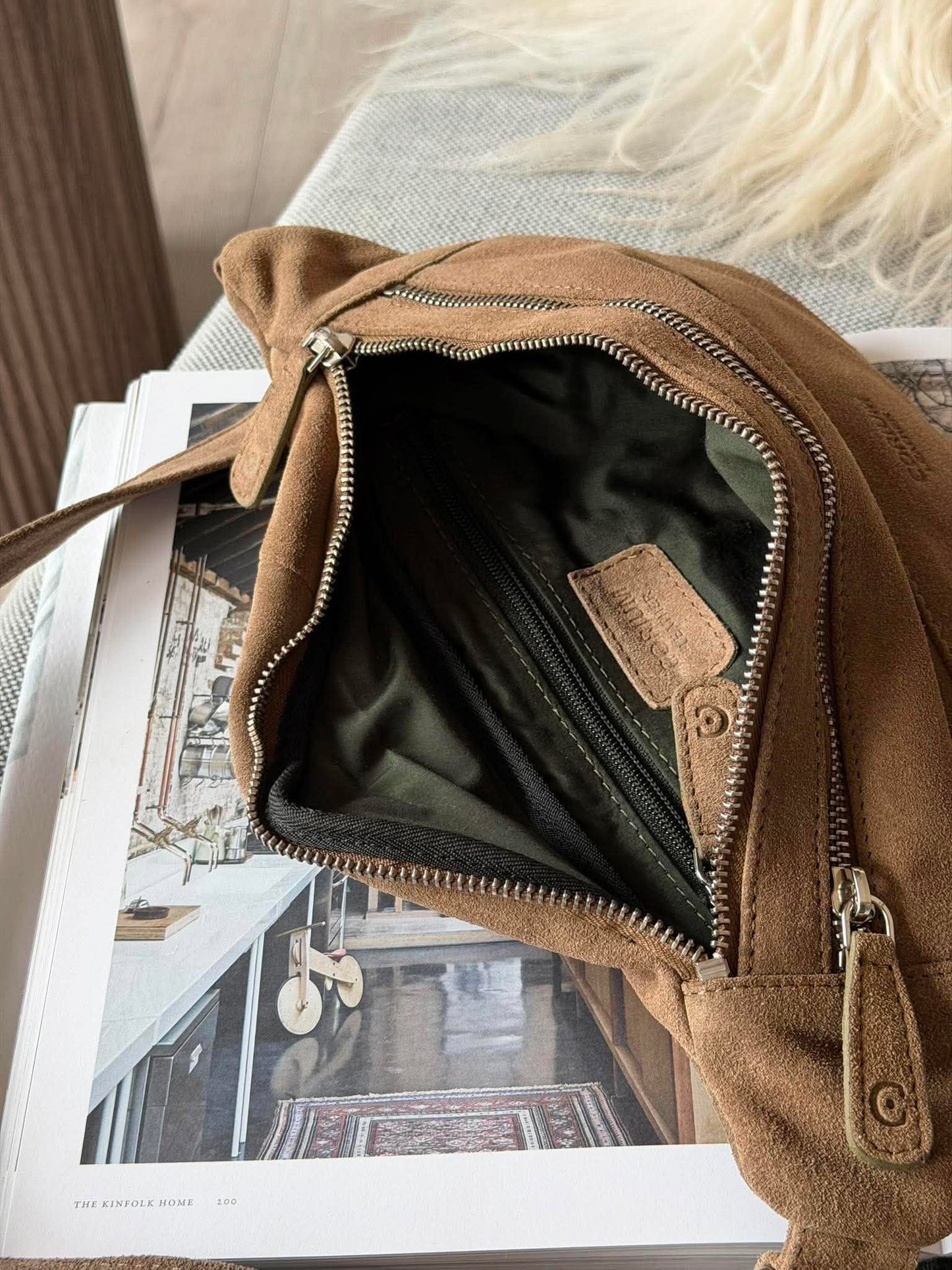 Bumbag ruskind