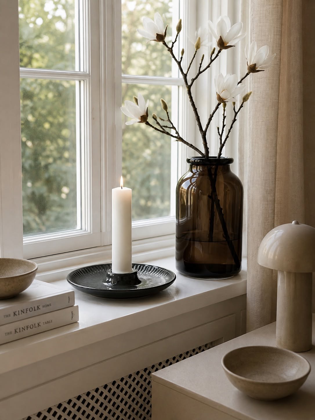 Lysestage til lys dia 5 cm - Dark