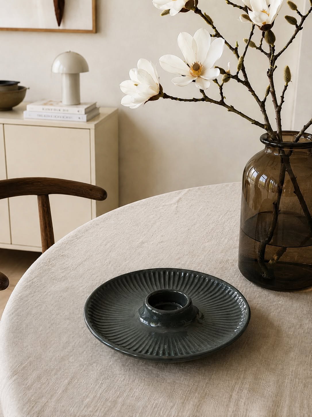 Lysestage til lys dia 5 cm - Dark