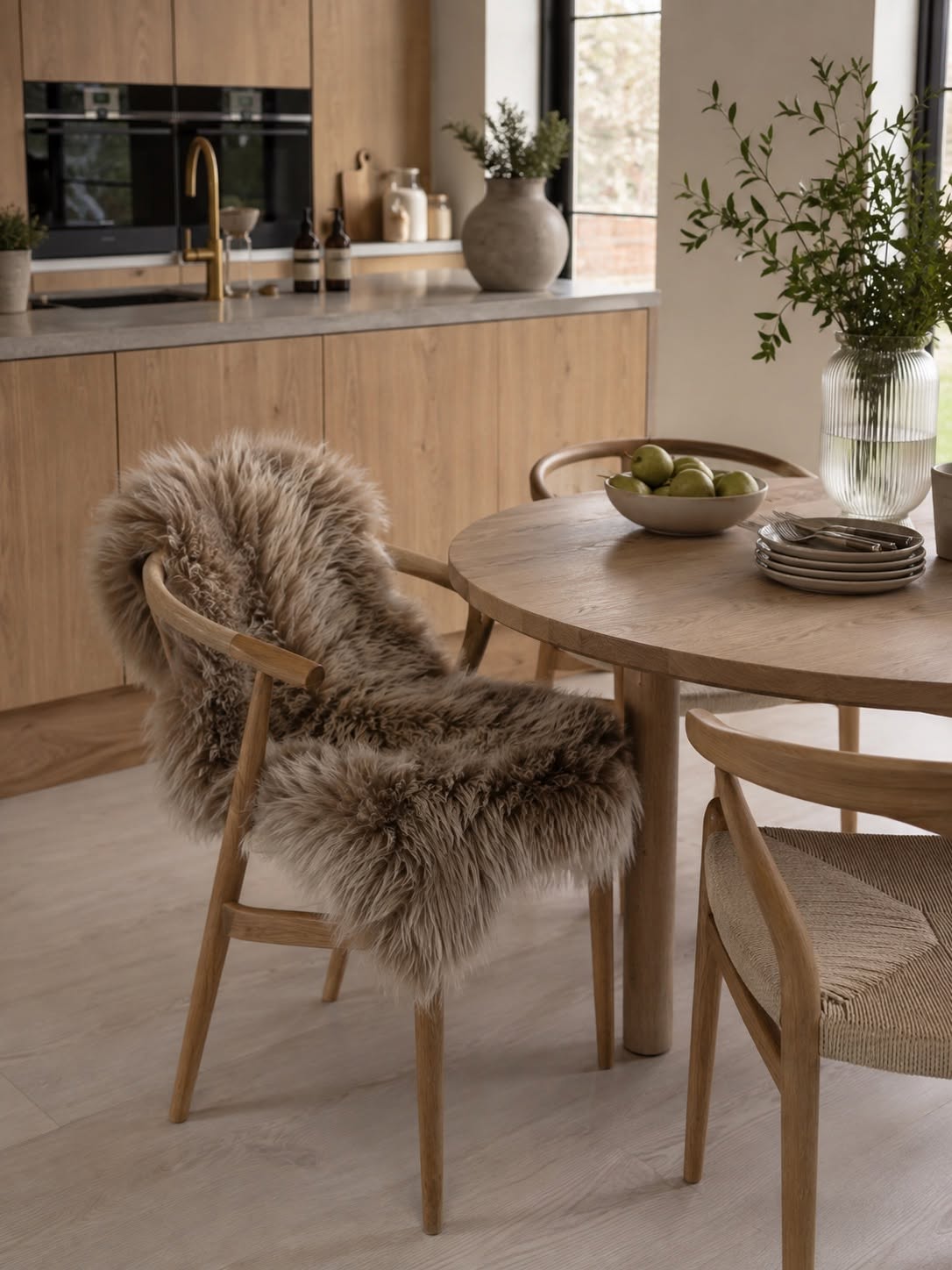 Lammeskind Taupe - 85x55cm