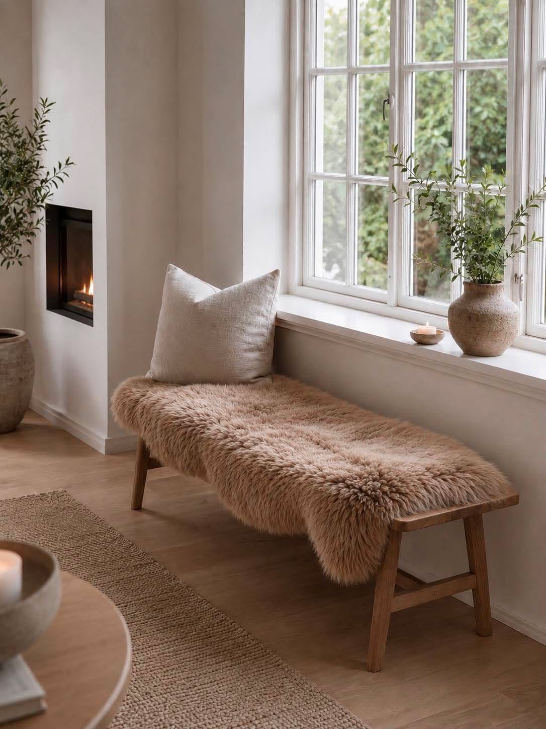 Lammeskind – Taupe 140cm
