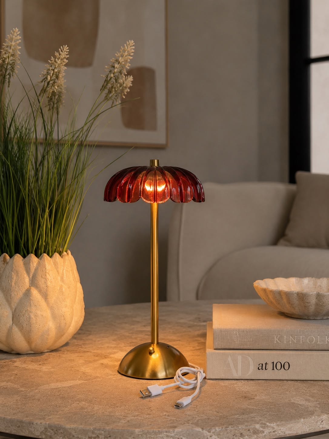 Bordlampe foline - Flere farver