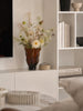 Vase brun glas