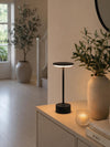 LED Bordlampe genopladelig – Lux Black
