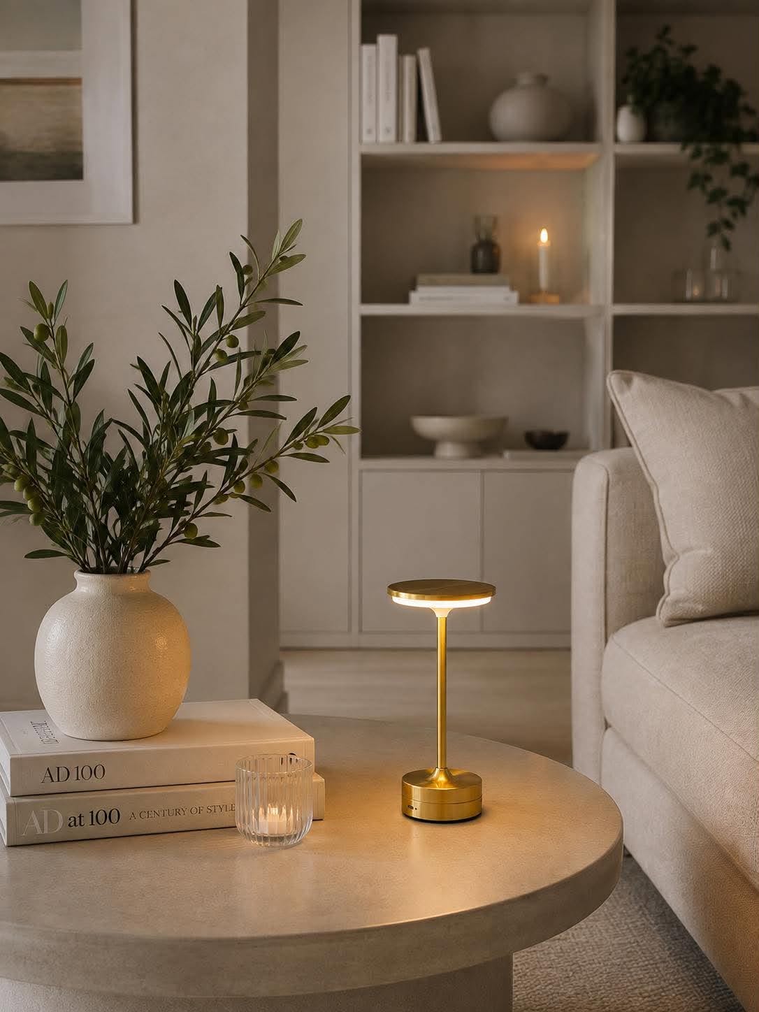 LED Bordlampe genopladelig – Lux Golden