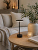 LED Bordlampe genopladelig – Lux Black