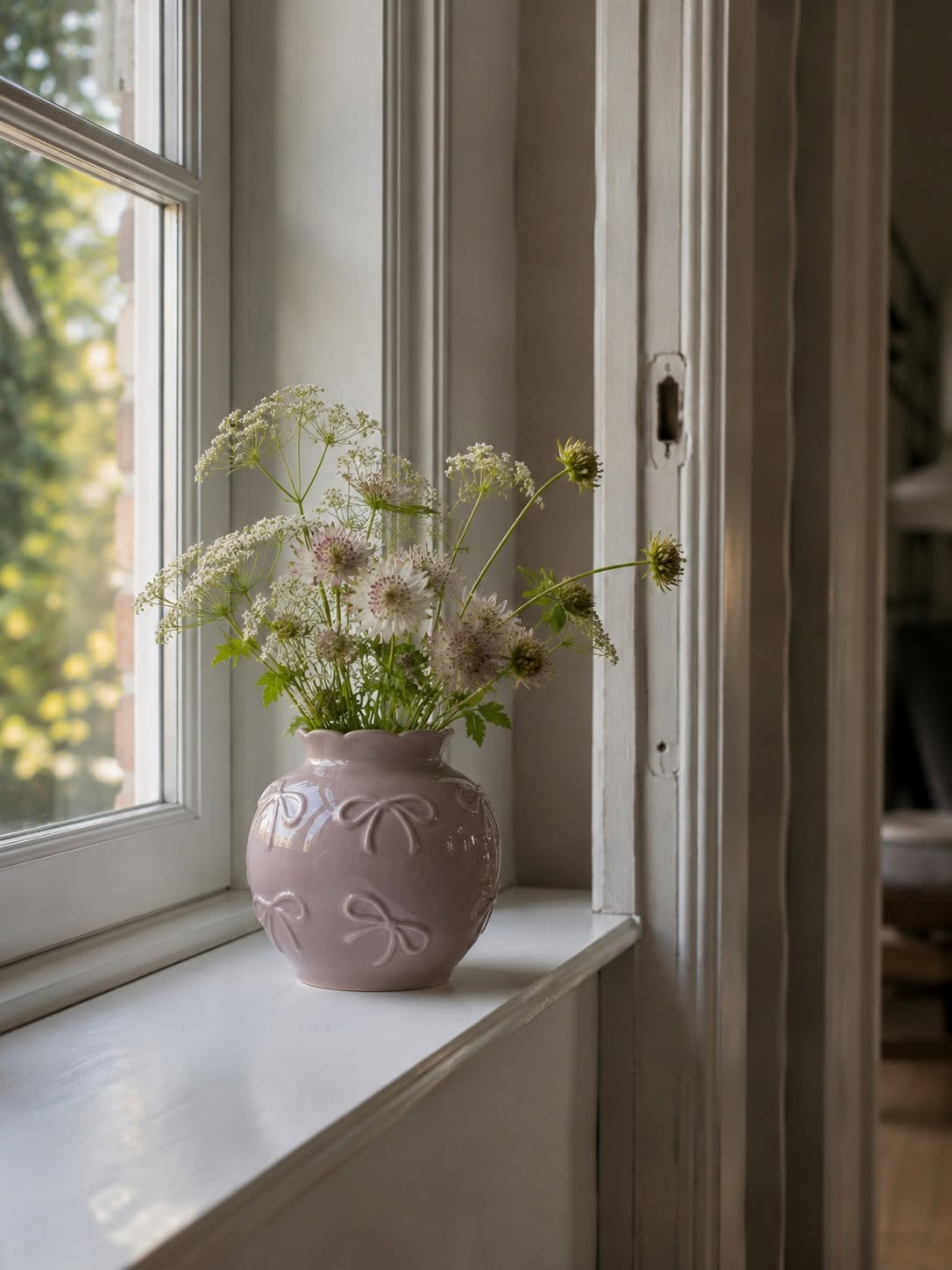 Vase med sløjfer - flere farver