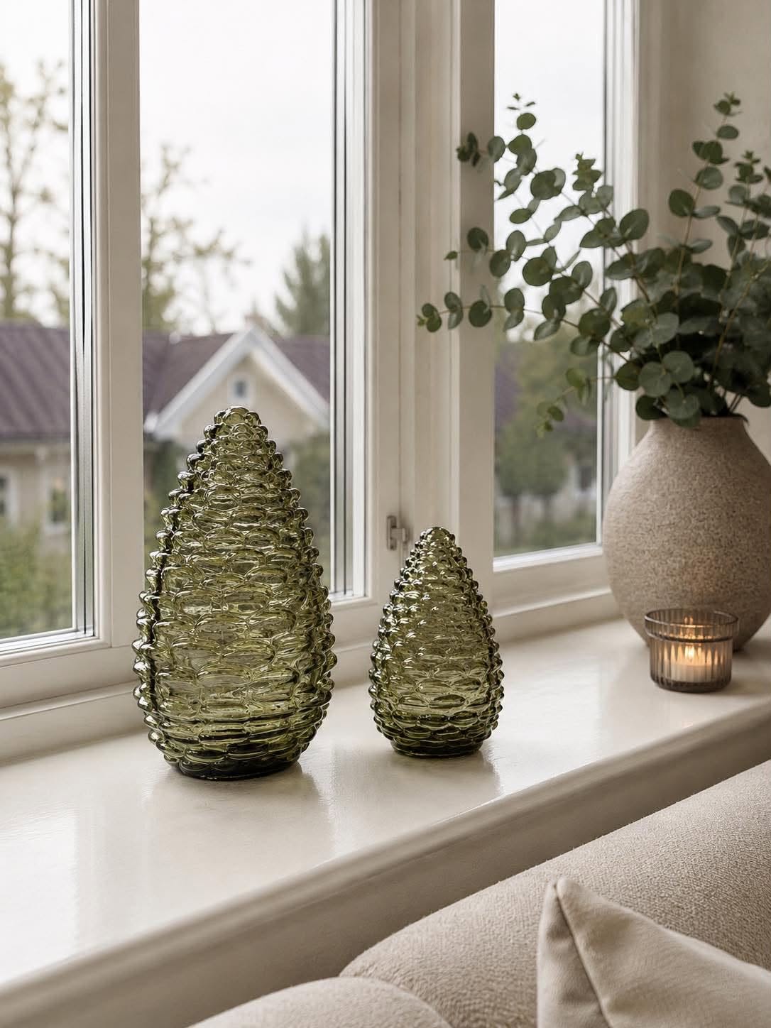 Kogle med led lys - Grøn