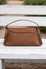 Håndtaske Ruskind cognac