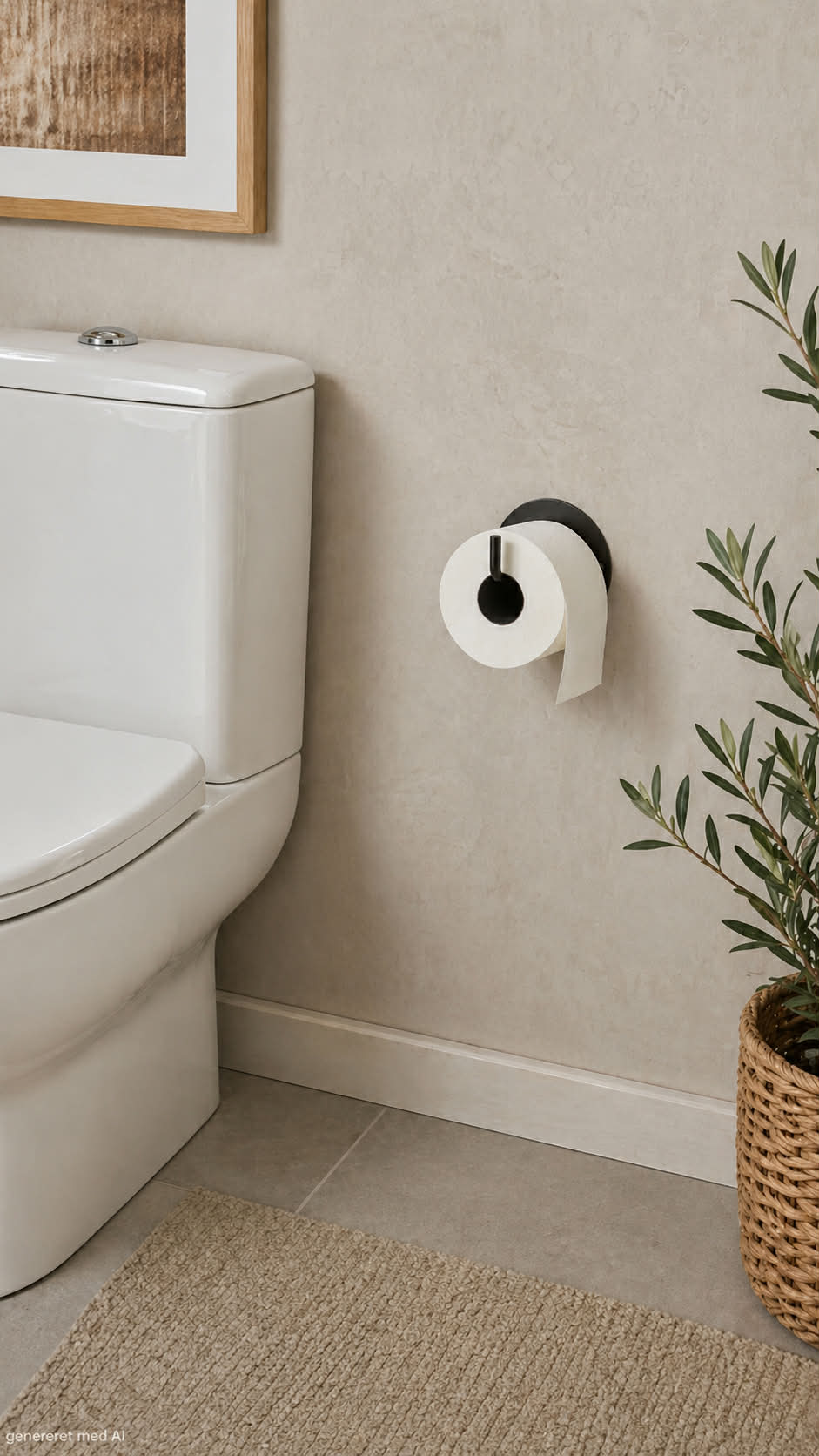 Toiletrulleholder - Black