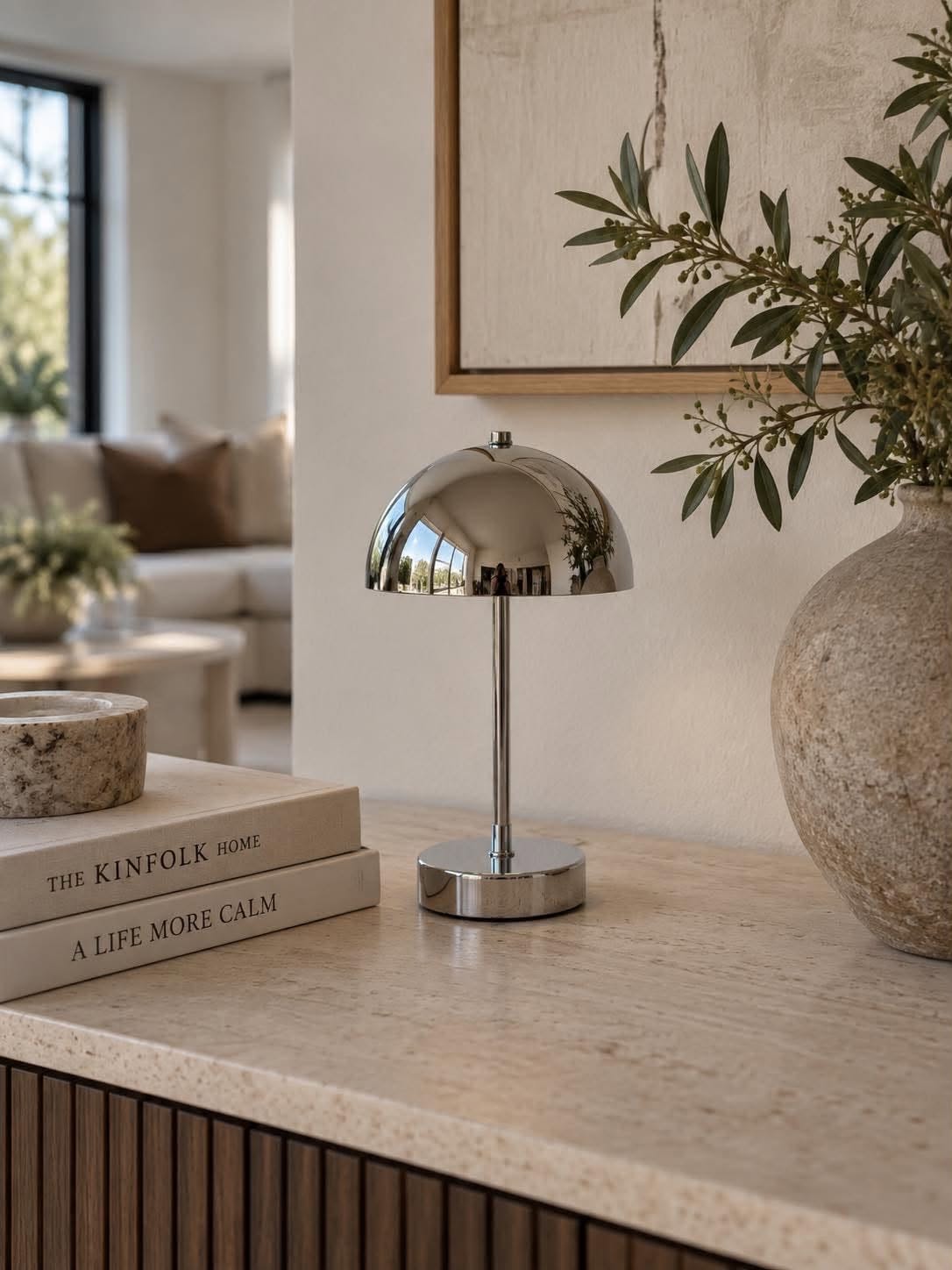 Bordlampe SILVER - flere størrelser