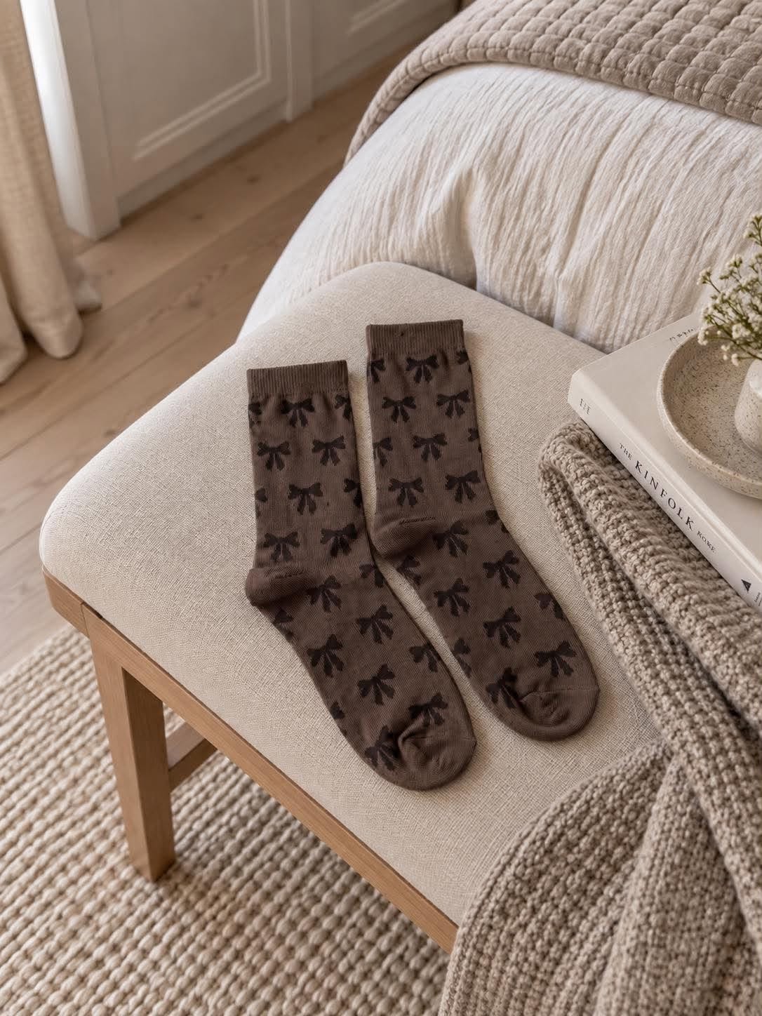 Strømper sløjfer 37-41