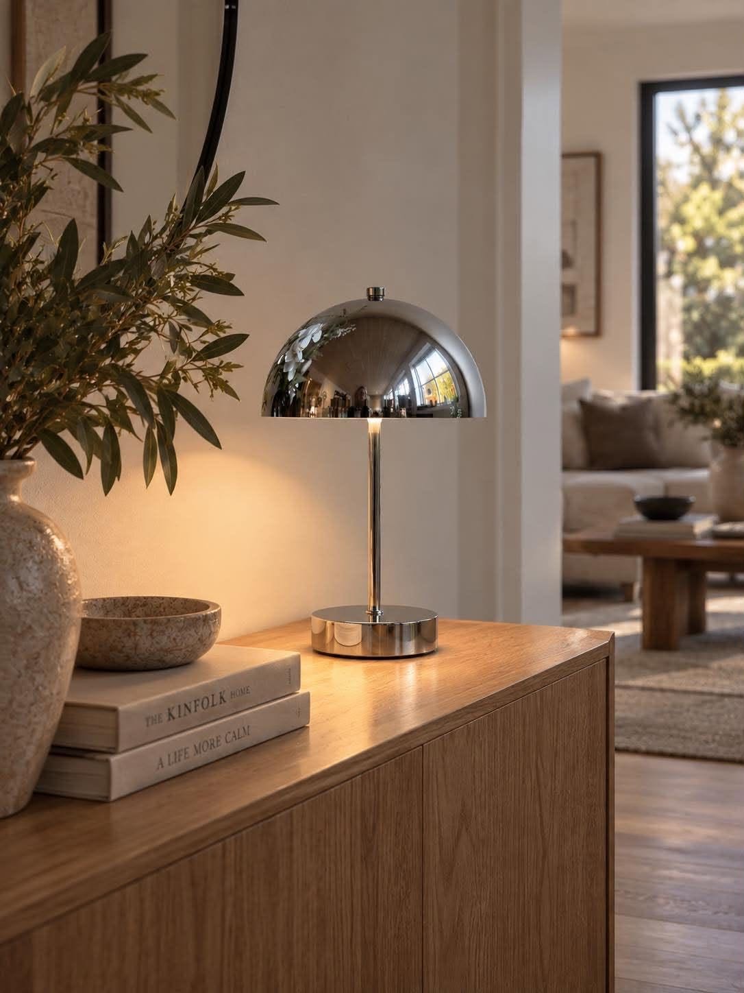 Bordlampe SILVER - flere størrelser