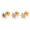 Mix box GIA Brown, pink, clear 18K forgyldt