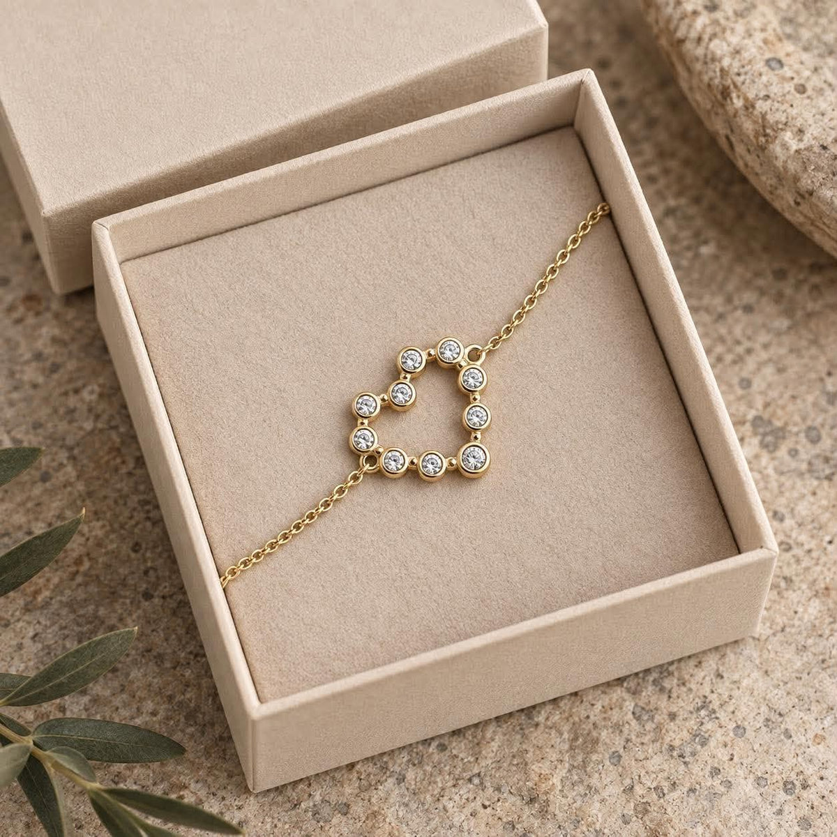 Armbånd Aja 18K forgyldt Sterling Silver