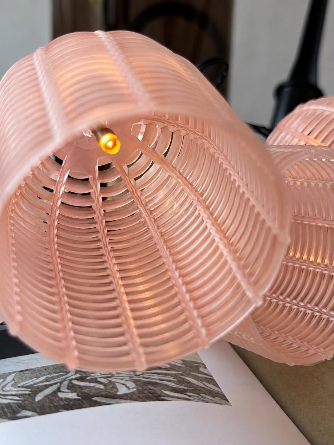Lyskæde med solceller - Rosa