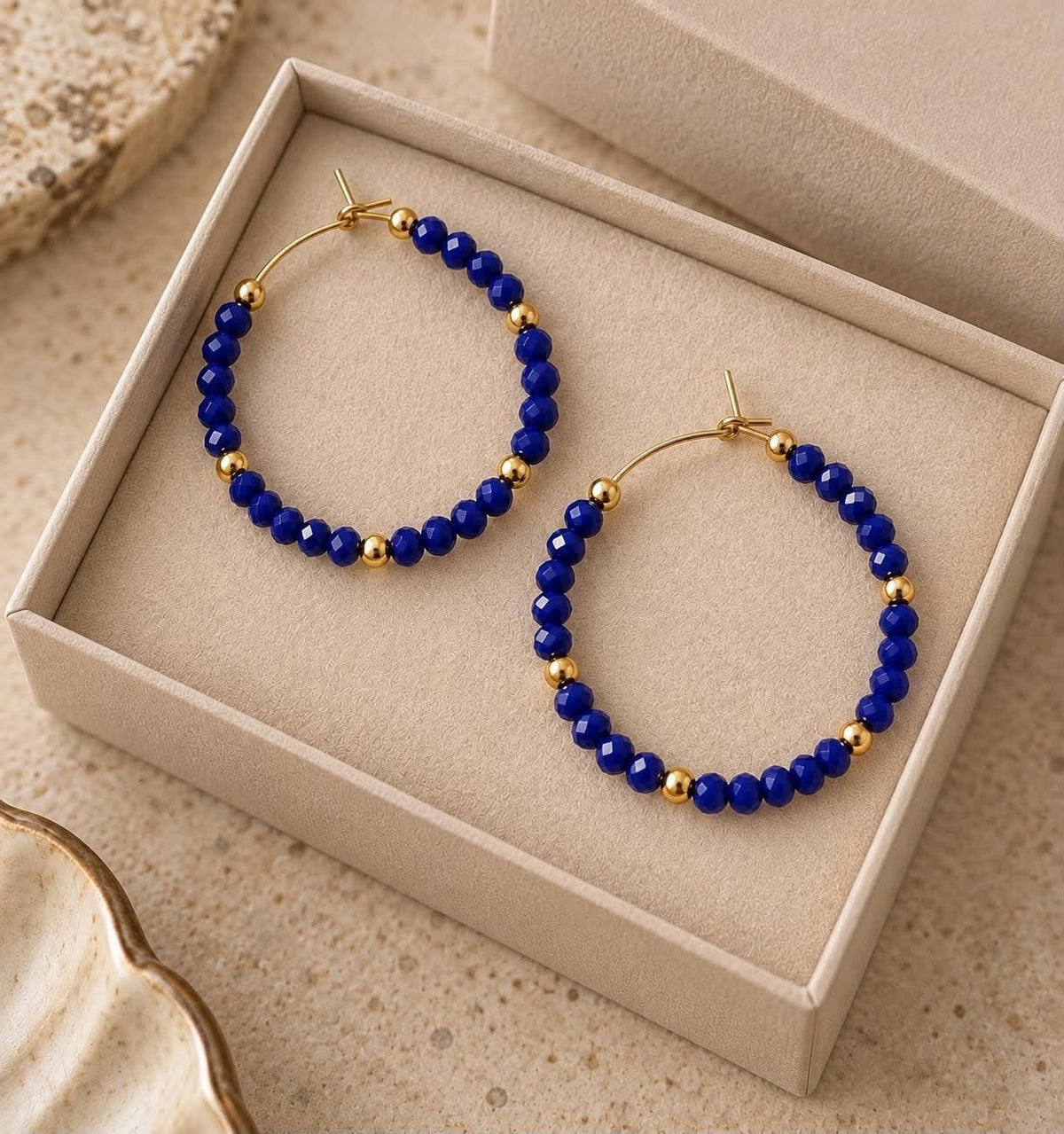 Øreringe Merle – Royal Blue