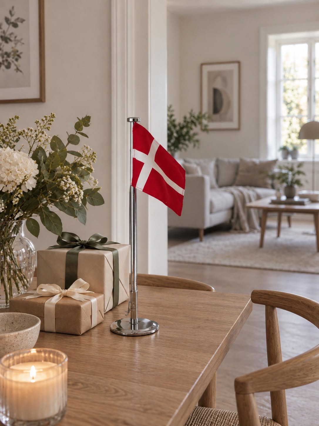 Flag Dannebrog - 40 cm