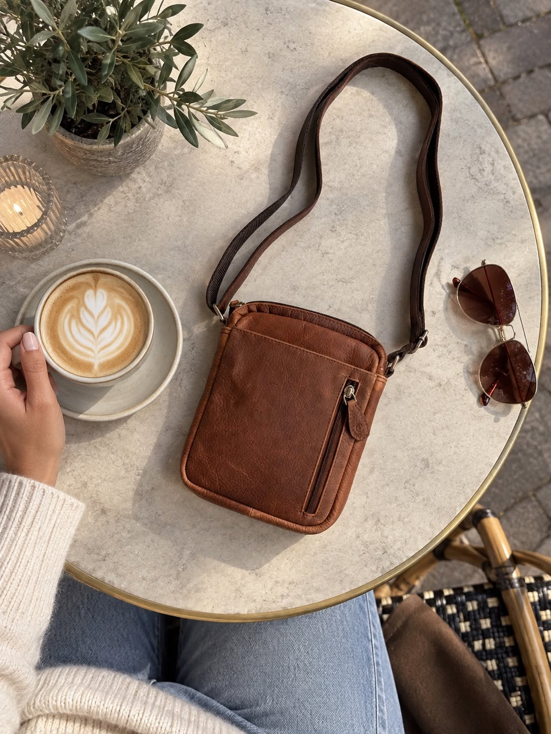 Mobiltaske / Crossover - Brown Daily