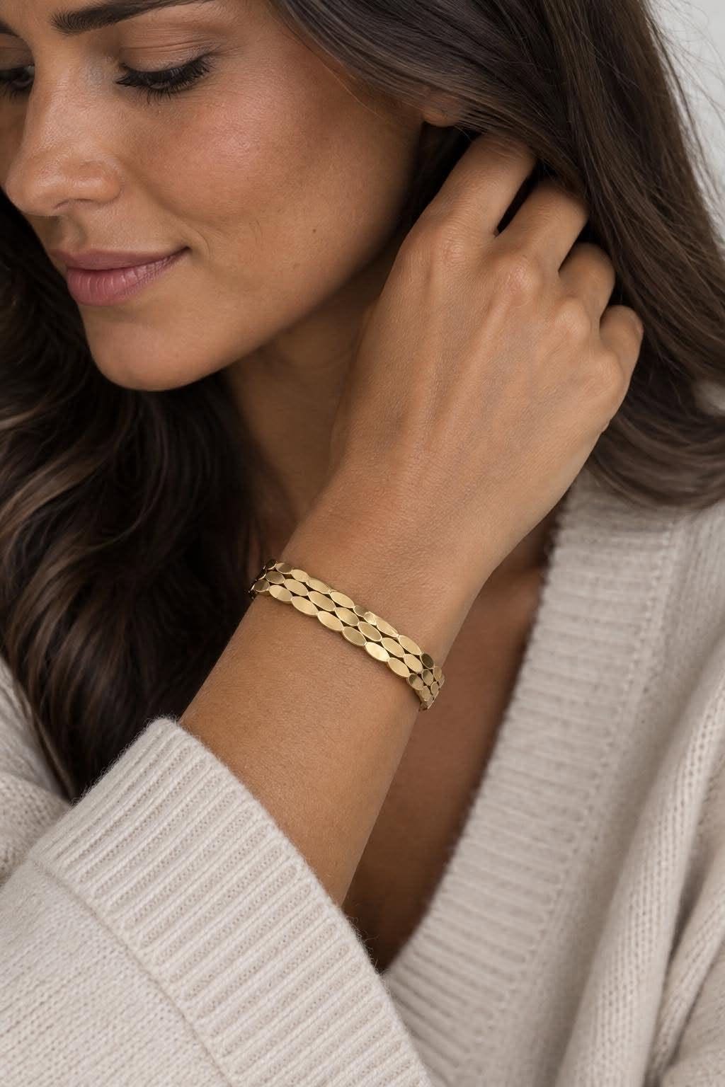 Armring LUCCIA forgyldt