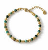 Armbånd TILDE - Natursten - Emerald