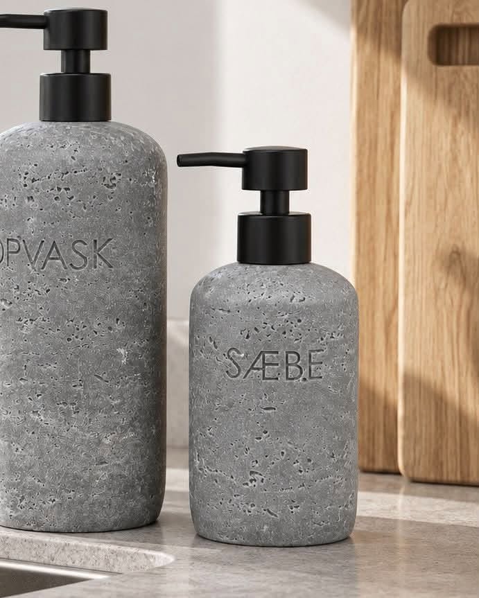 Dispenser med pumpe - Grå