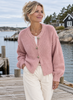 Cardigan Novella - Rosa
