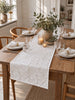 Bordløber JACQUARD hvid