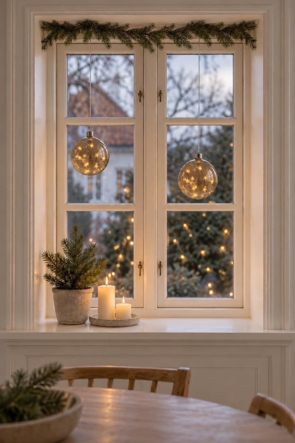Kugle med led lys