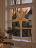 Stjerne med led lys - Hvid 60 cm