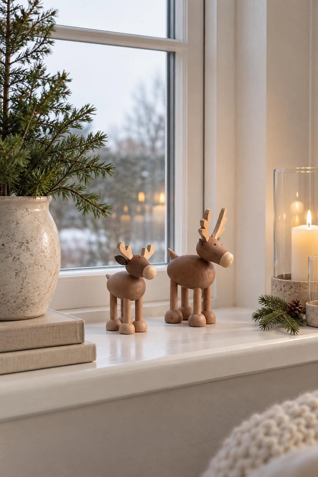 Rensdyr Wood - Flere størrelser