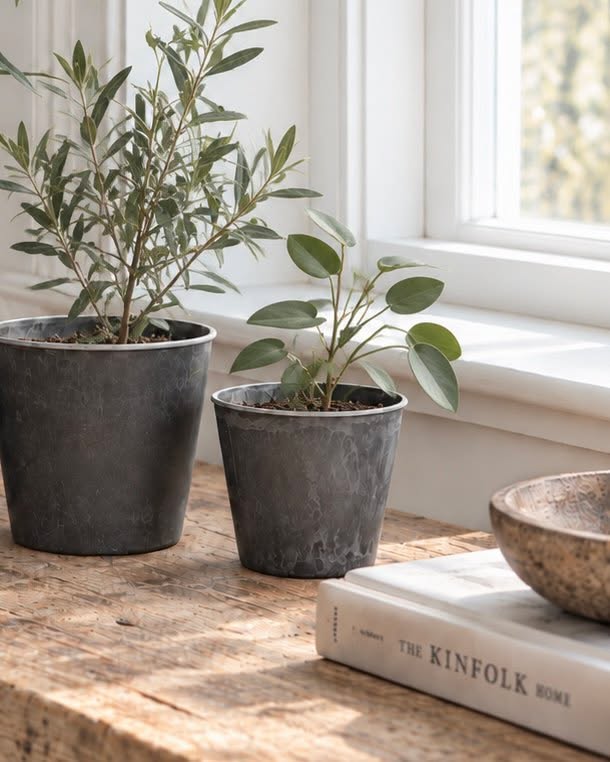 Potte i beton look – Lille