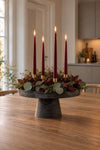 Rund fad / bakke i beton look - Stor