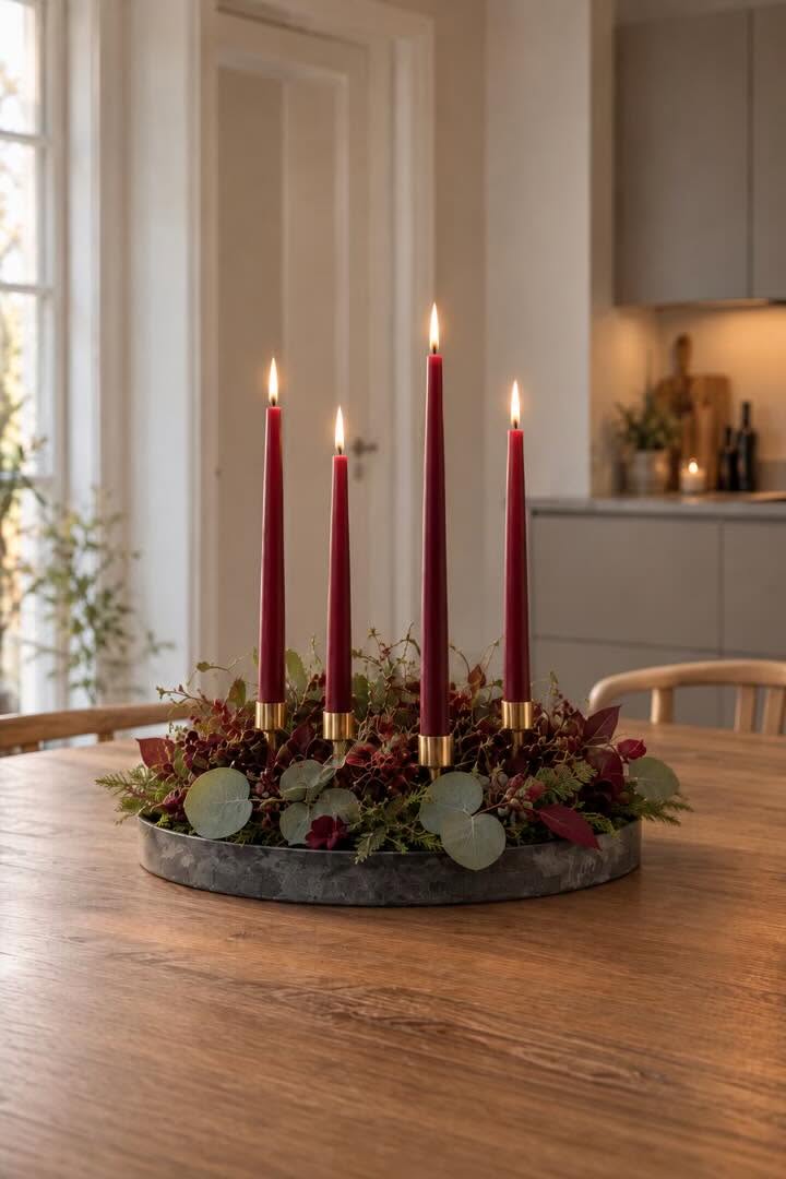 Rund fad / bakke i beton look - Stor