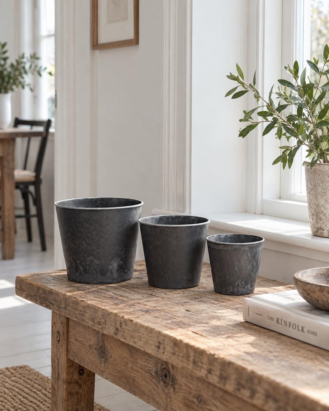 Potte i beton look – Lille