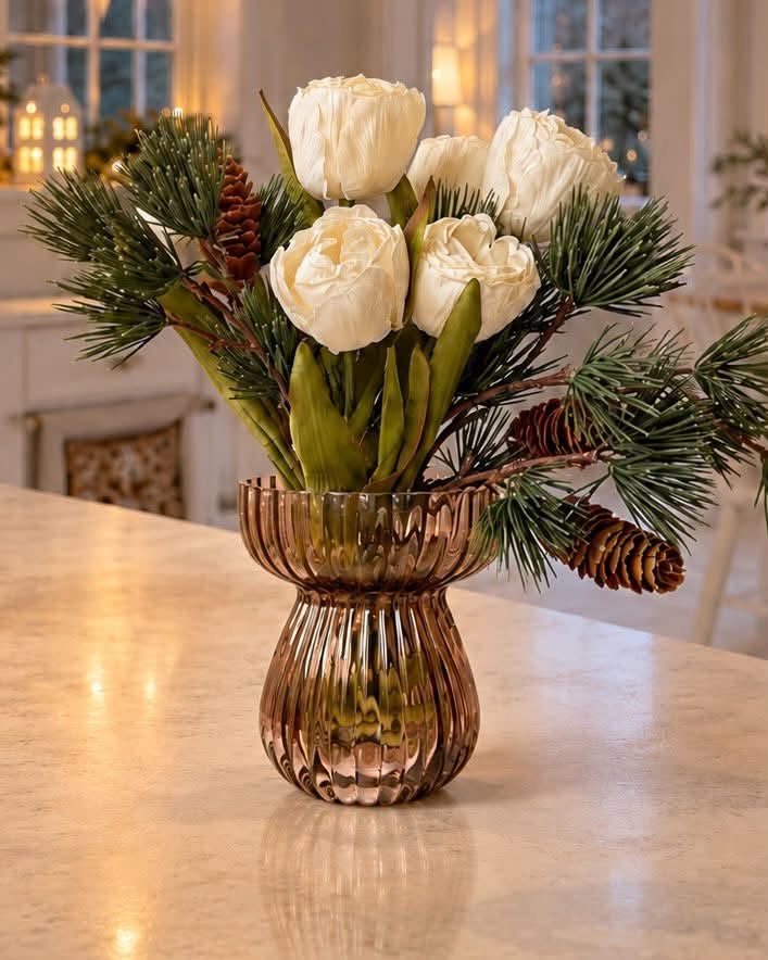 Vase Hyacint Large - Brown