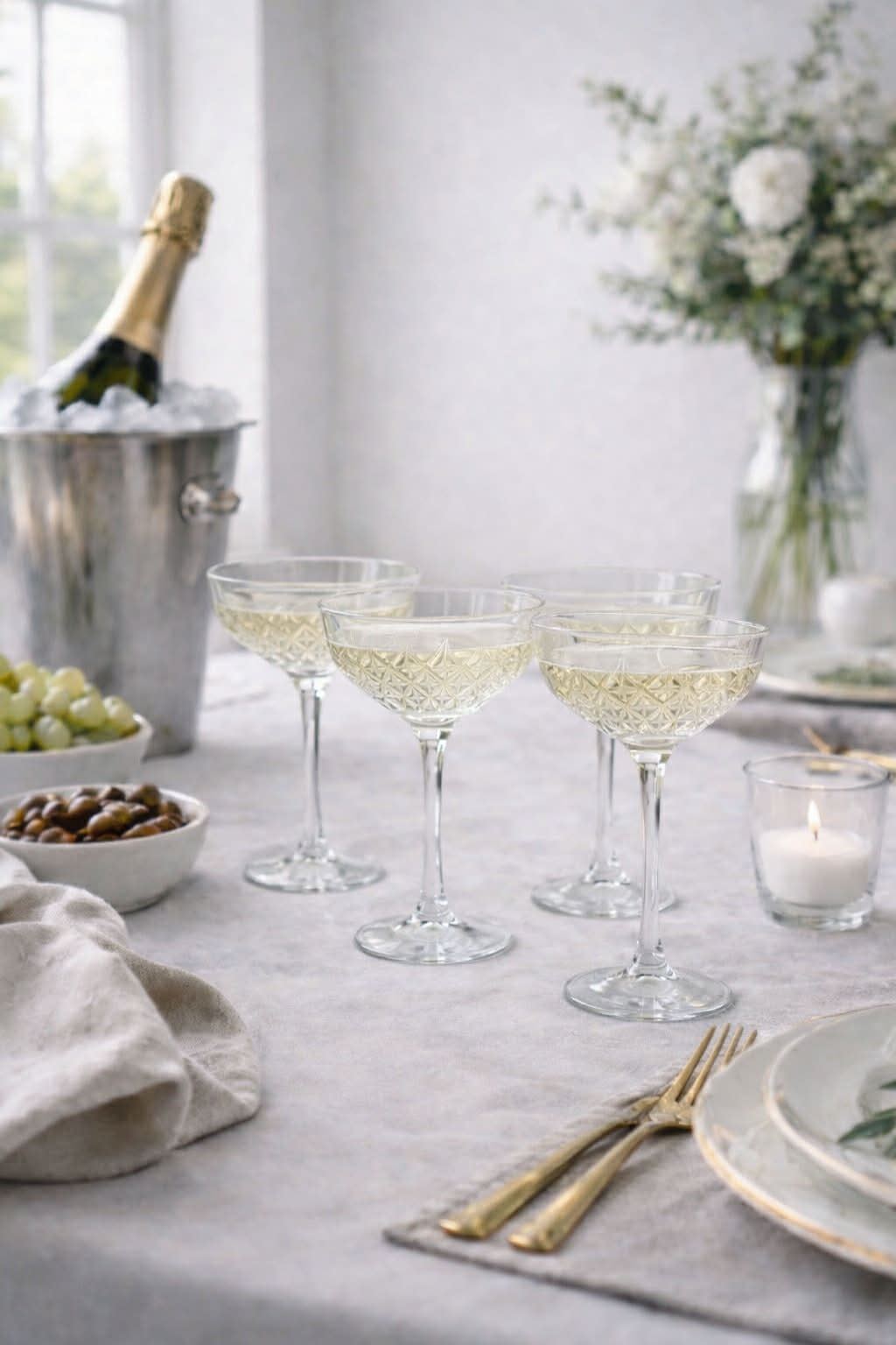 Champagneskål - 4stk