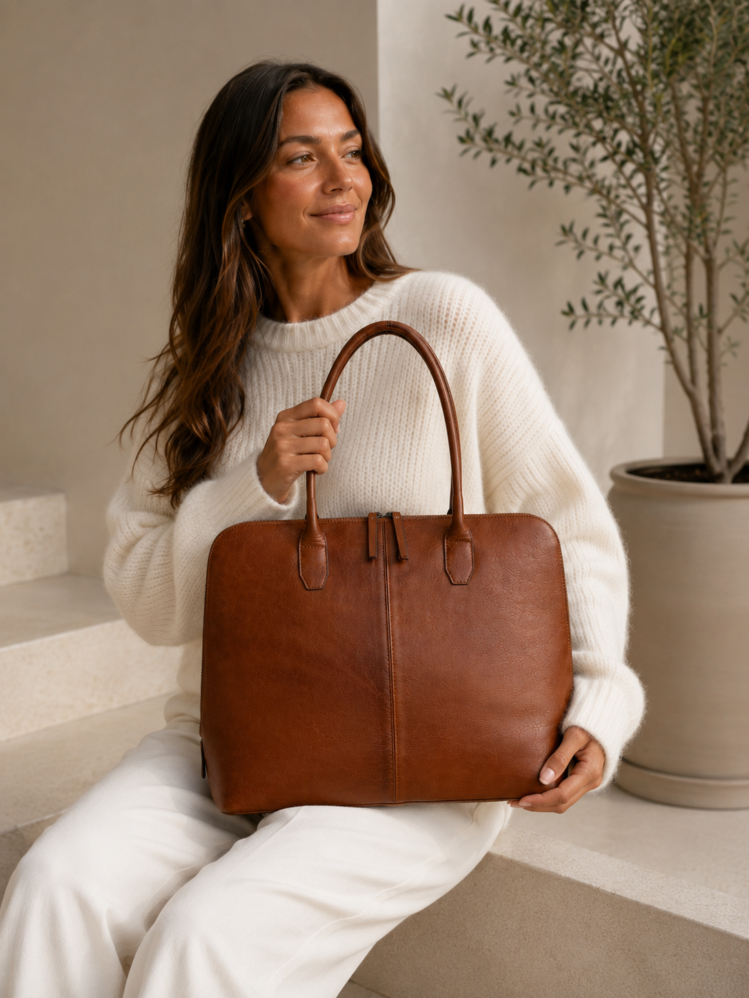 Arbejdstaske Silje walnut