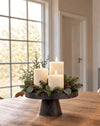 Rund fad / bakke i beton look - Mellem