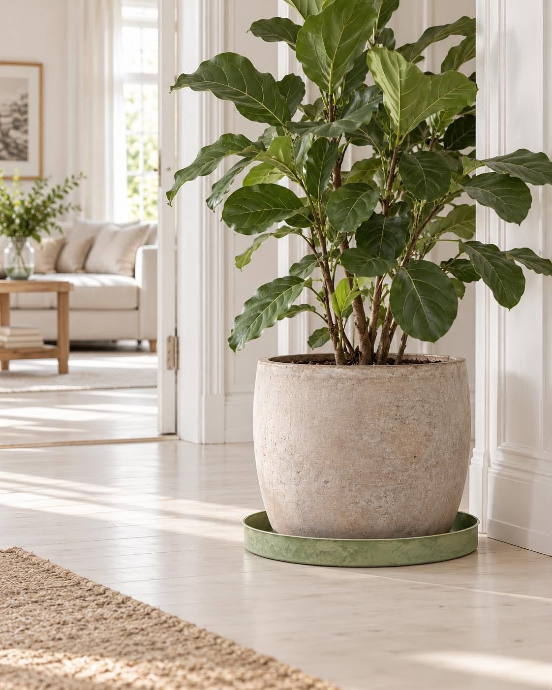 Bakke beton look – Stor grøn