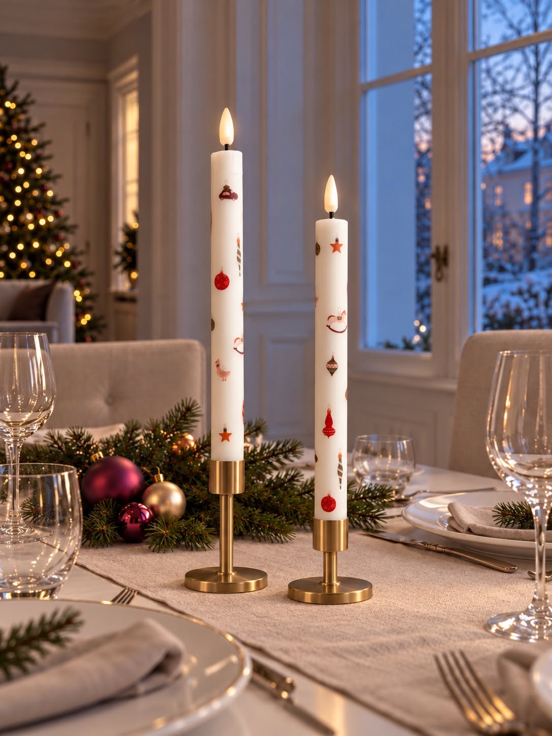 Stagelys jul – med julemotiv