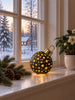 Julekugle med lys MIX - Black