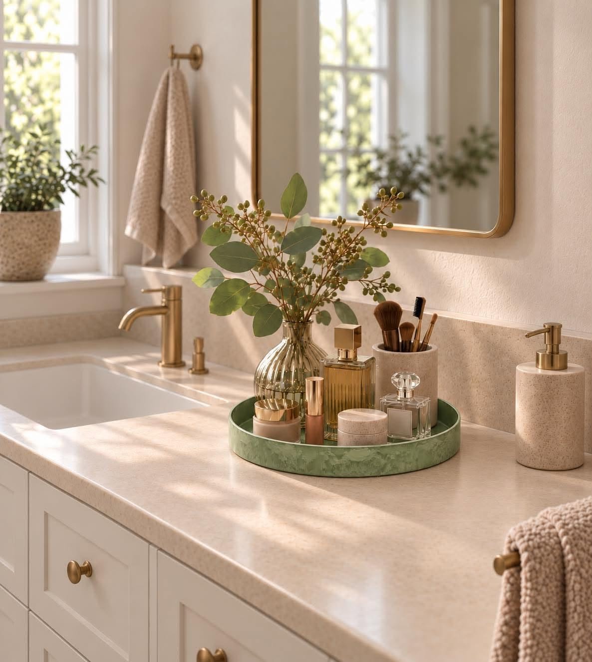 Bakke beton look – Stor grøn