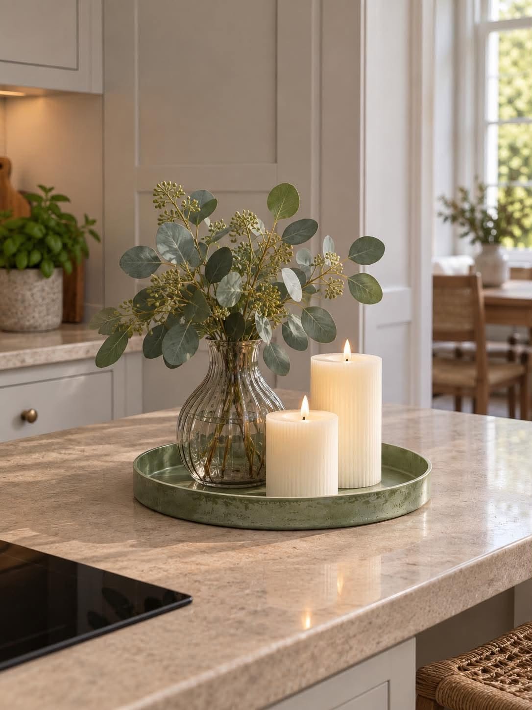 Bakke beton look – Stor grøn